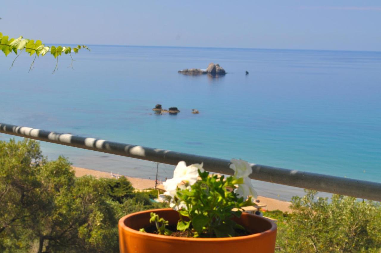 Luxury Loft Apartment With Pool - Pelekas Beach, Corfu Exterior photo